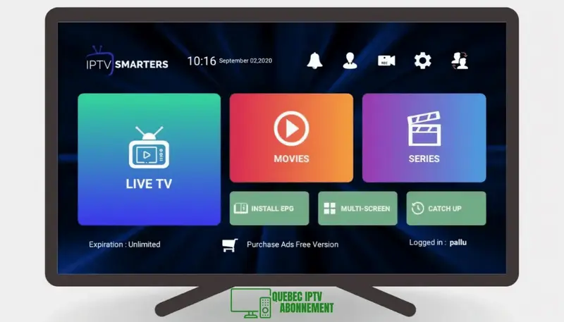 IPTV Smarters écran noir bug - solution